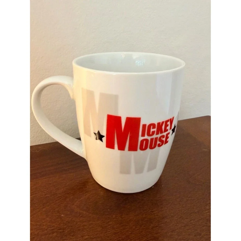 Disney White Ceramic Mug with Black Logo